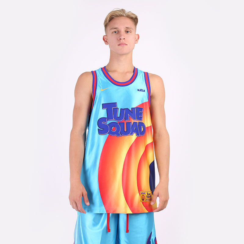 мужская разноцветная майка Nike LeBron x Space Jam: A New Legacy `Tune Squad` Jersey DJ3864-434 - цена, описание, фото 3